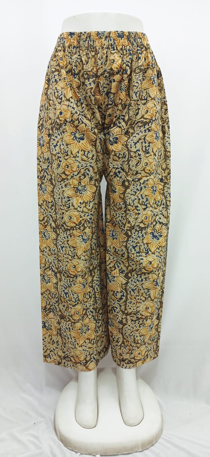 Artisan Block-Print Cotton Palazzo & Straight Pants Collection