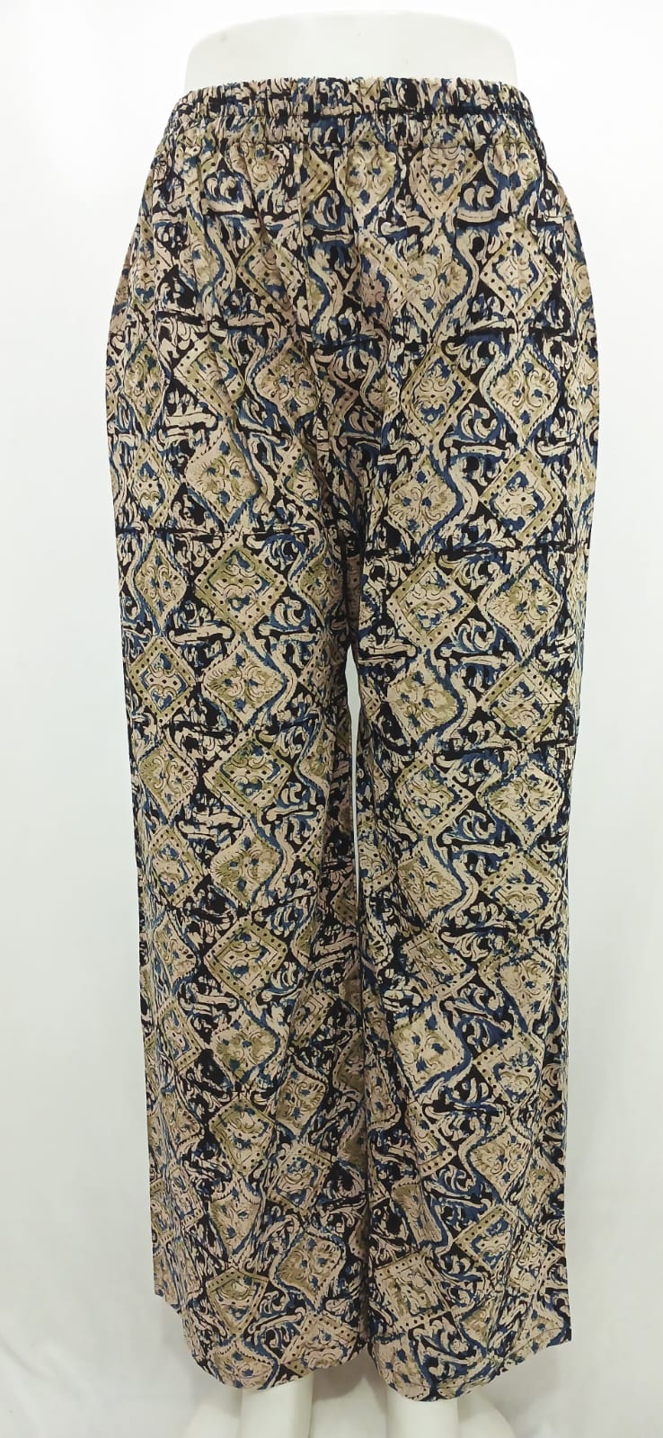 Artisan Block-Print Cotton Palazzo & Straight Pants Collection