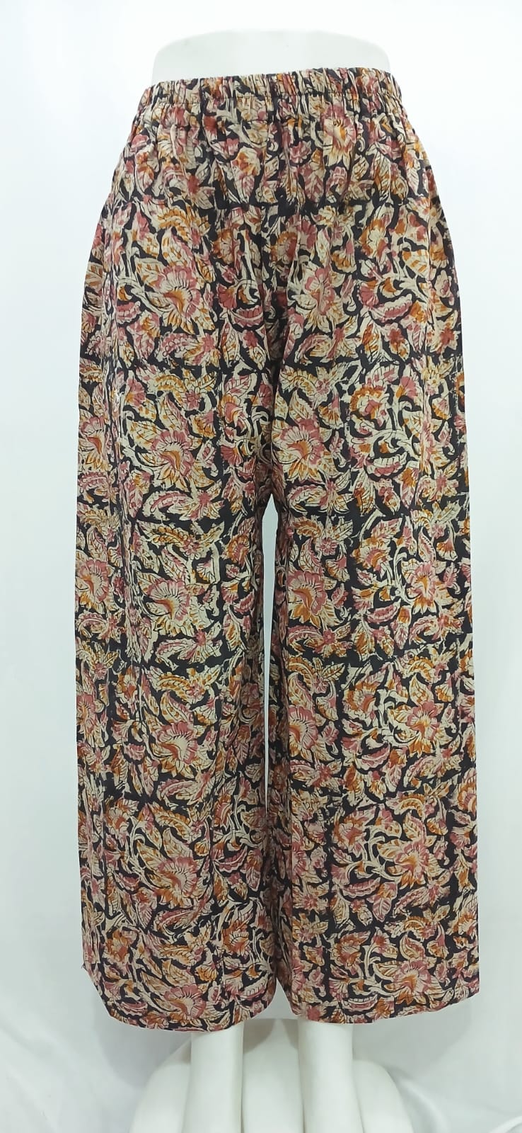 Artisan Block-Print Cotton Palazzo & Straight Pants Collection