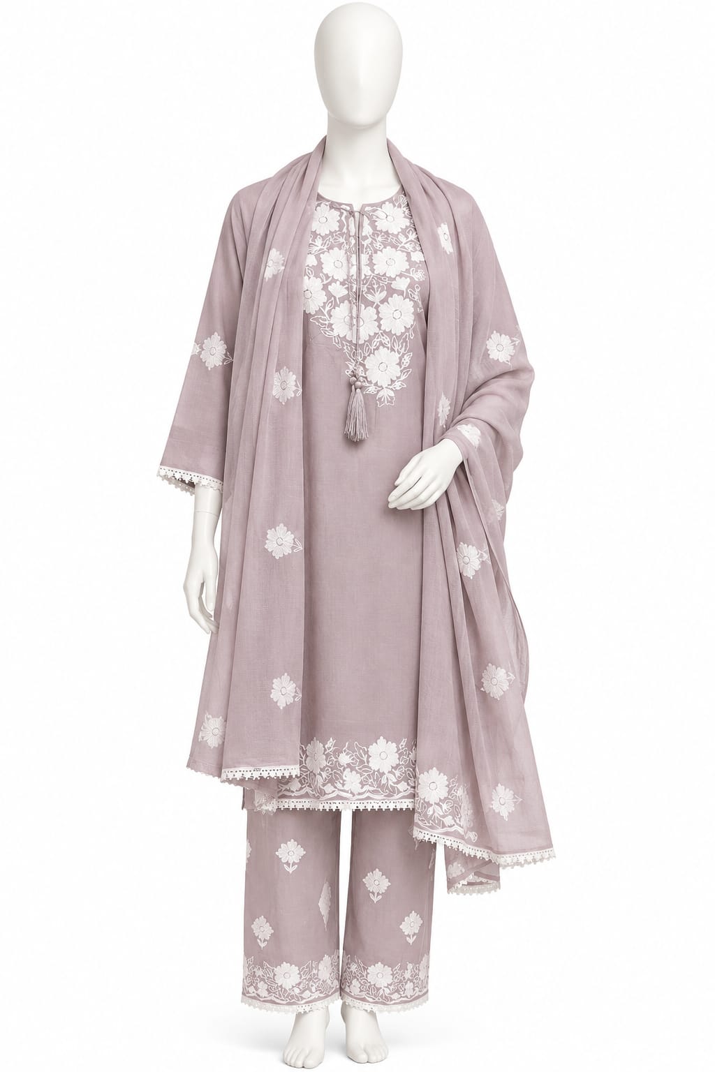 Kashmiri Kurti Set